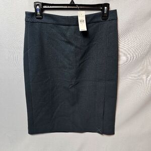 Ann Taylor Signature Stretch Pencil Skirt Size 6 NWT Charcoal Gray